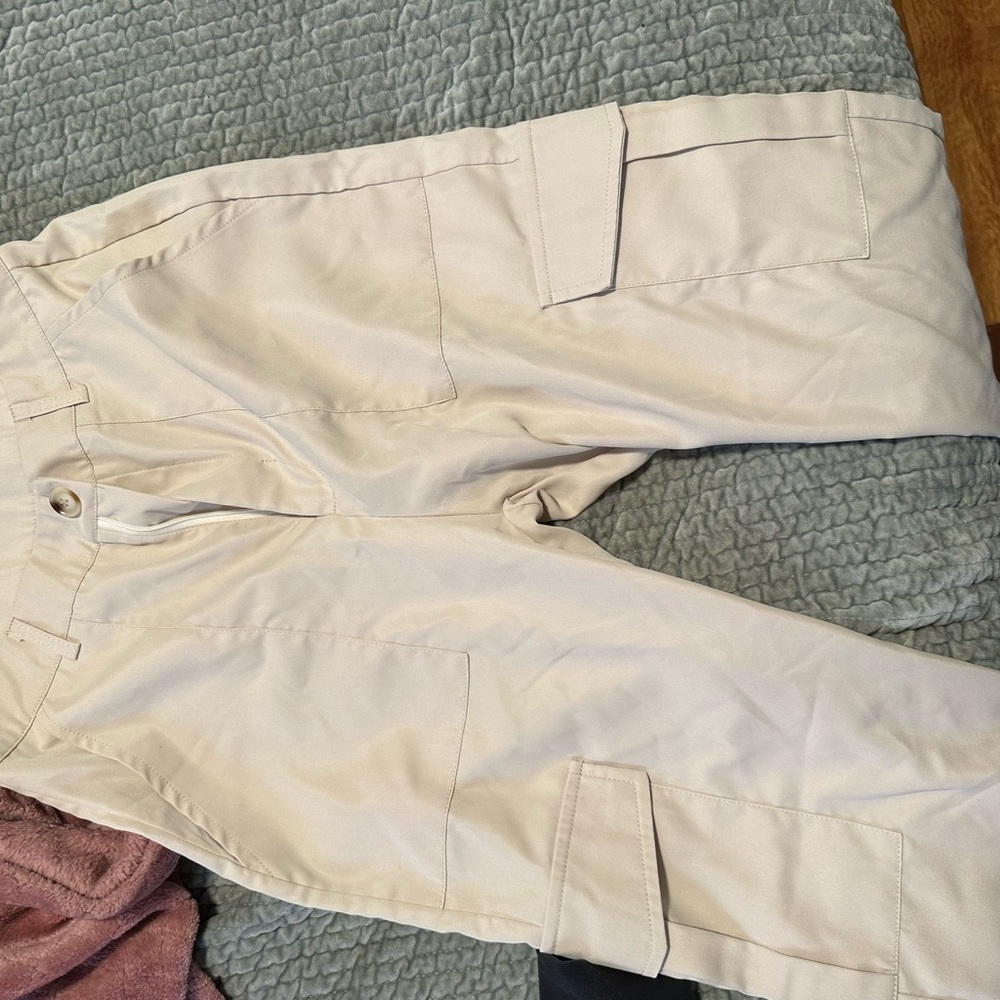 tan Cargo shein pants